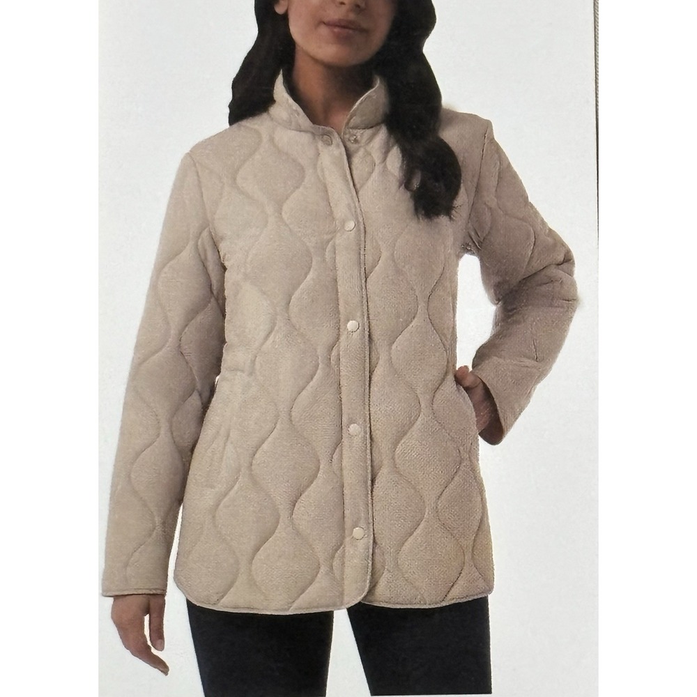 New With Tags 32 Degrees Beige Quilted Jacket Women's Size XXL Warm Comfy‎ Coat - Picture 3 of 11